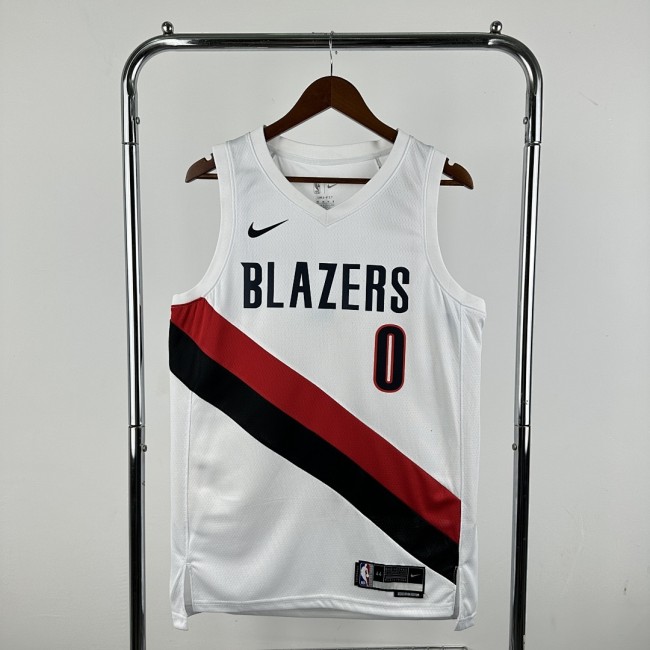 26 Season Trail Blazers Home #0 Lillard