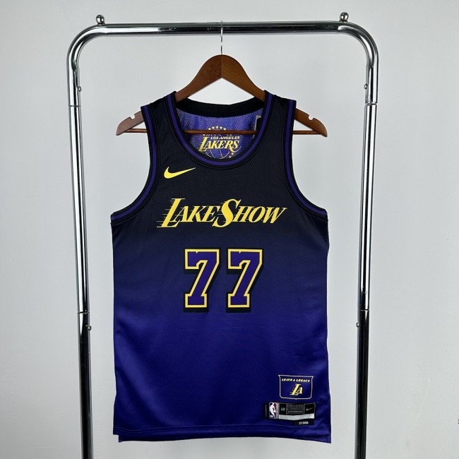 25 Season Lakers City Edition #77 Doncic