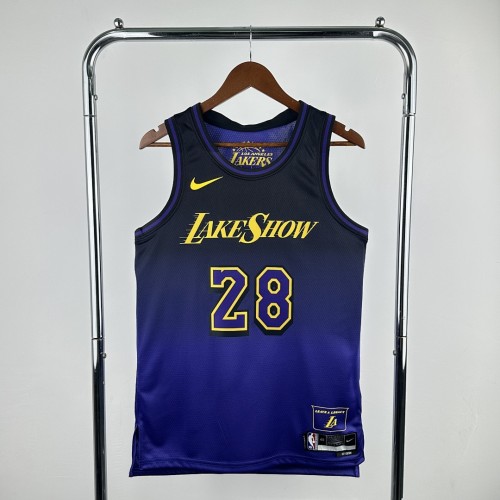 25 Season Lakers City Edition #28 Hachimura
