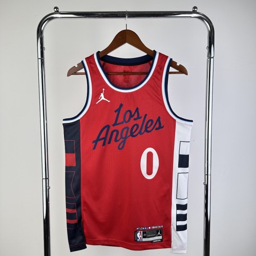 25 Season Clippers Jordan #0 Westbrook