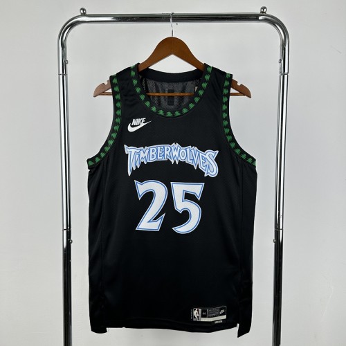 26 Season Timberwolves Retro #25 Rose
