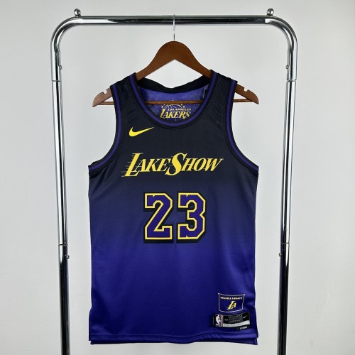 25 Season Lakers City Edition #23 James
