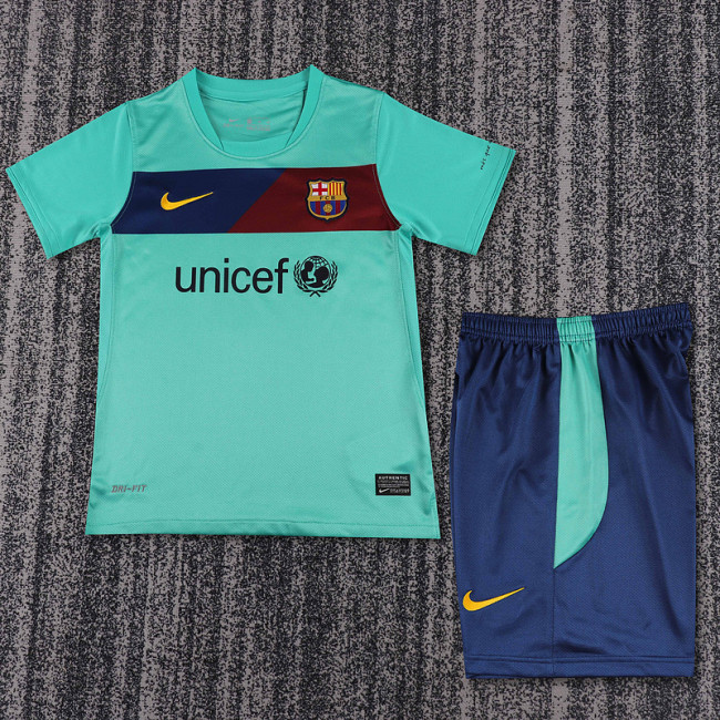 10-11 Barcelona Away  Kids Retro Suit