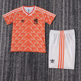 1988 Netherlands Home  Kids Retro Suit