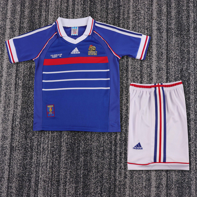 1998 France Home  Kids Retro Suit