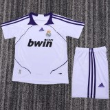 07-08 Real Madrid Home  Kids Retro Suit