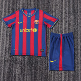 2009-10 Barcelona Home  Kids Retro Suit