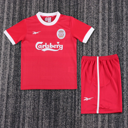 1997-98 Liverpool Home  Kids Retro Suit