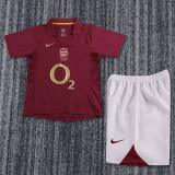 2005-06 Arsenal Home  Kids Retro Suit