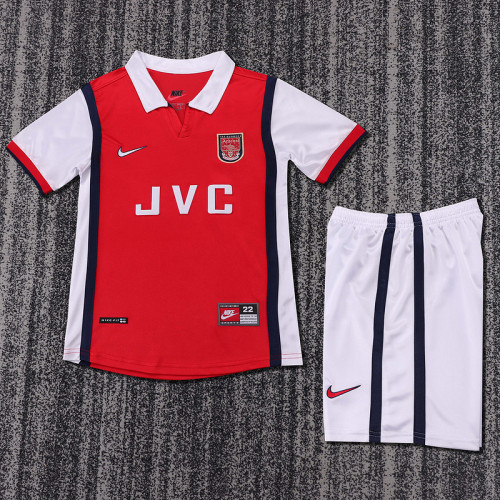 98-99 Arsenal Home  Kids Retro Suit