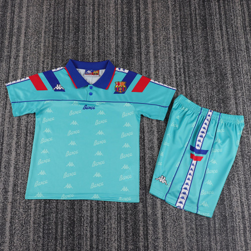 92-95 Barcelona Away  Kids Retro Suit