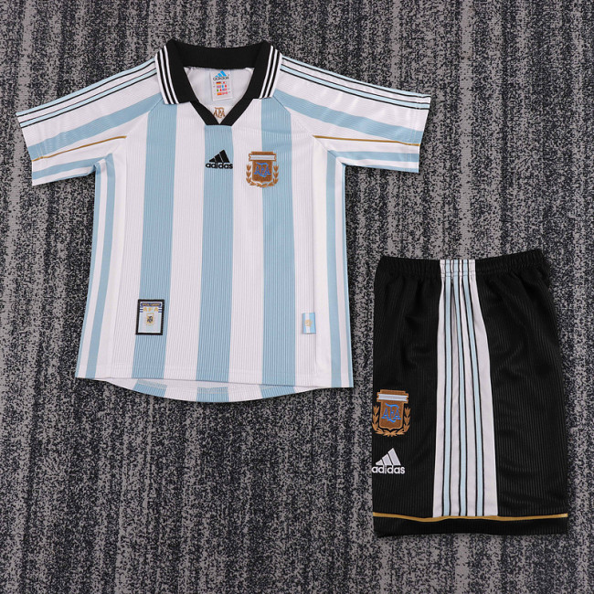 1998 Argentina Home  Kids Retro Suit