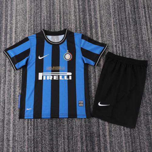 2010 Inter Milan Home  Kids Retro Suit