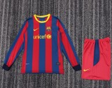 10-11 Barcelona Home  Kids Retro Suit