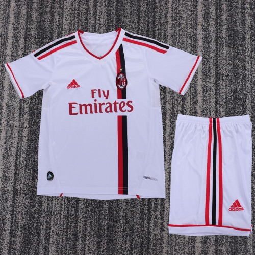 11-12 Ac Milan Away  Kids Retro Suit