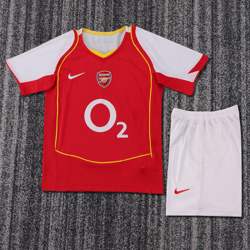 04-05 Arsenal Home  Kids Retro Suit