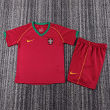 2006 Portugal Home  Kids Retro Suit
