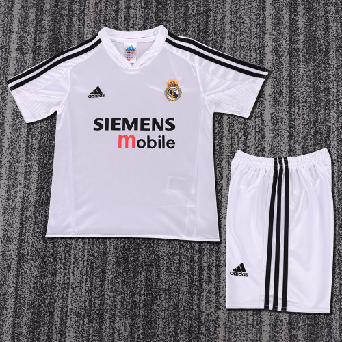 2004-05 Real Madrid Home  Kids Retro Suit
