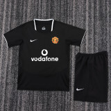 03-04 Manchester United Away  Kids Retro Suit
