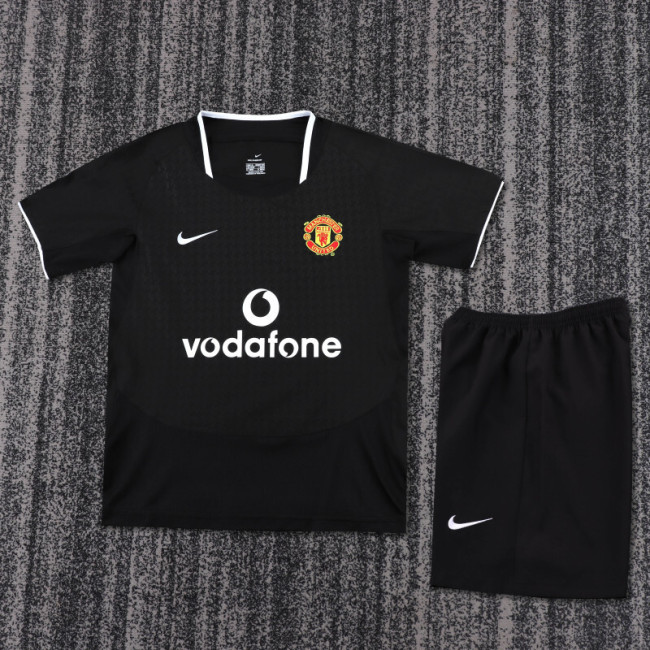 03-04 Manchester United Away  Kids Retro Suit
