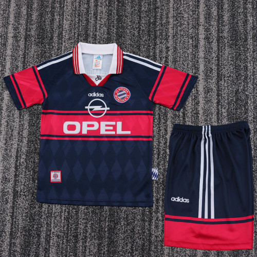 97-99 Bayern München Home  Kids Retro Suit