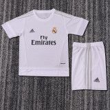 2015-16 Real Madrid Home  Kids Retro Suit