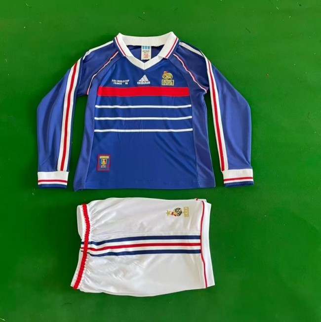 1998 France Home  Kids Retro Suit
