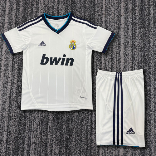 2012-13 Real Madrid Home  Kids Retro Suit