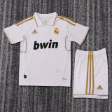 2011-12 Real Madrid Home  Kids Retro Suit