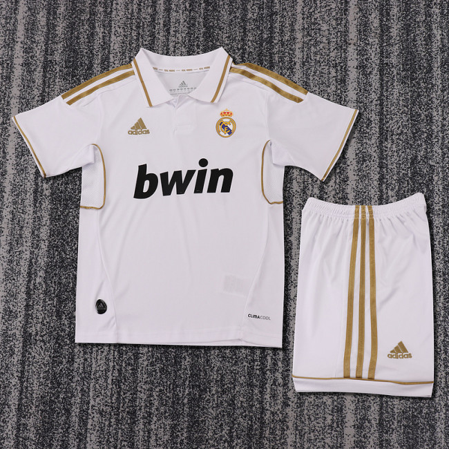 2011-12 Real Madrid Home  Kids Retro Suit
