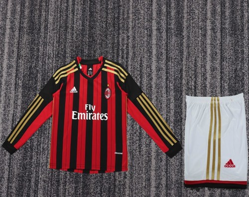 2013-14 Ac Milan Home  Kids Retro Suit