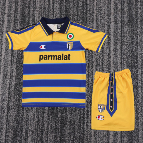 99-00 Parma Calcio Home  Kids Retro Suit