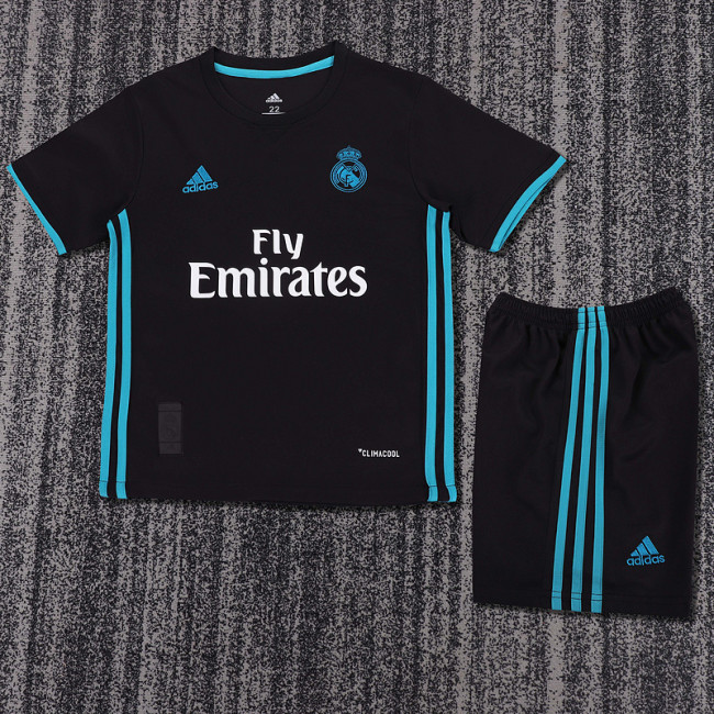 2017-18 Real Madrid Away  Kids Retro Suit