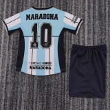 2001 Maradona   Kids Retro Suit