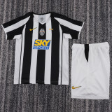 04-05 Juventus Home  Kids Retro Suit