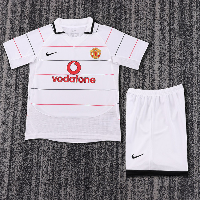 03-05 Manchester United Away  Kids Retro Suit