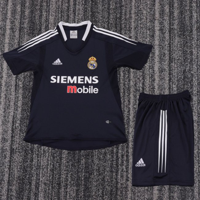 2004-05 Real Madrid Away  Kids Retro Suit