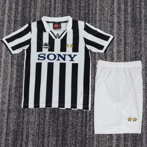 1995-96 Juventus Home  Kids Retro Suit