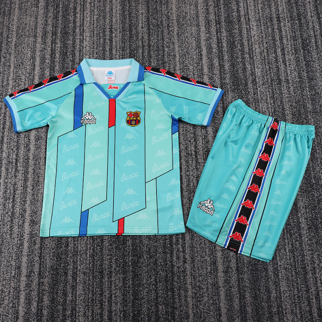 1996-97 Barcelona Away  Kids Retro Suit
