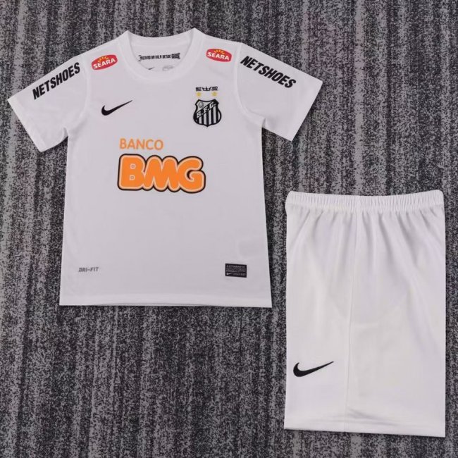2013 Santos Fc Home  Kids Retro Suit