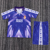 96-97 Real Madrid Away  Kids Retro Suit