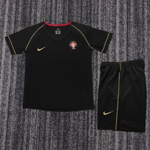 06 Portugal Away  Kids Retro Suit