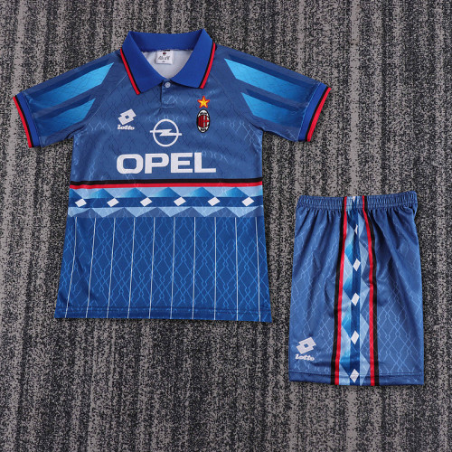 95-96 Ac Milan Away  Kids Retro Suit