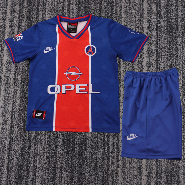 95-96 Paris Saint-Germain Home  Kids Retro Suit