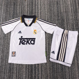 1998-00 Real Madrid Home  Kids Retro Suit