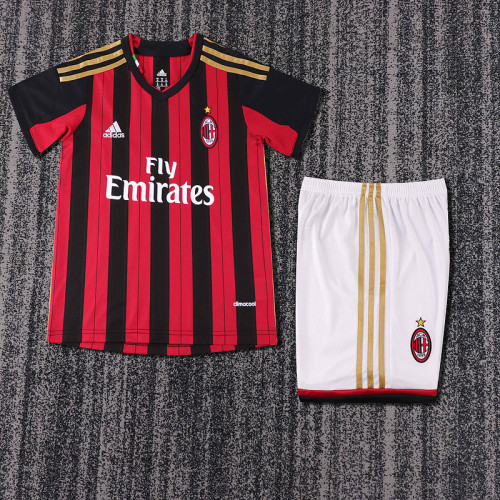 2013-14 Ac Milan Home  Kids Retro Suit