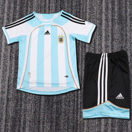 2006-07 Argentina Home  Kids Retro Suit