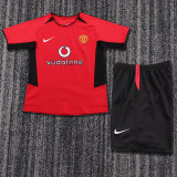 02-04 Manchester United Home  Kids Retro Suit