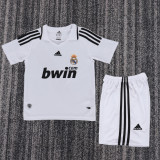 08-09 Real Madrid Home  Kids Retro Suit
