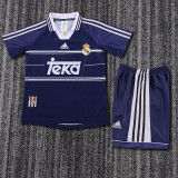 1998-99 Real Madrid Away  Kids Retro Suit